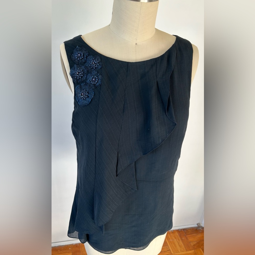 Carolina Herrera Silk Chiffon Top